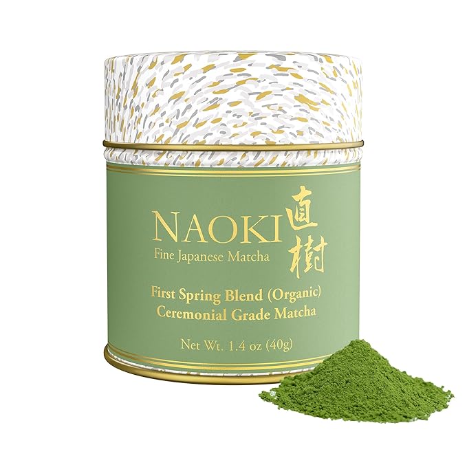 Naoki Matcha Organic First Spring Blend Matcha, 40g/1.4oz