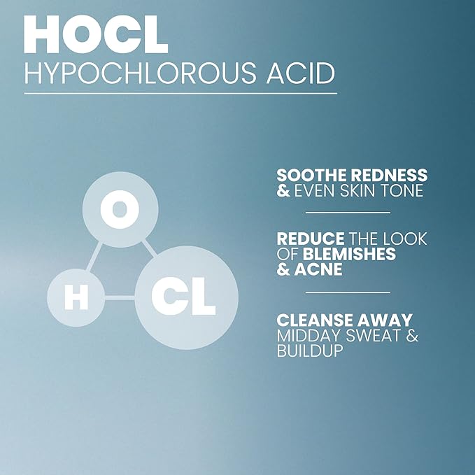 Eva Naturals Hypochlorous Acid Spray for Face & Body, HOCl Facial Mist & Skin Cleanser, Soothing Daily Spray for Redness, Irritation & Sensitive Skin, All Skin Types, 8 oz