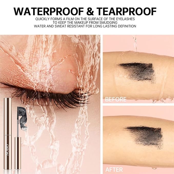 Black Mascara for Older Women 60 Plus, Ultimate Lengthening & Volumizing