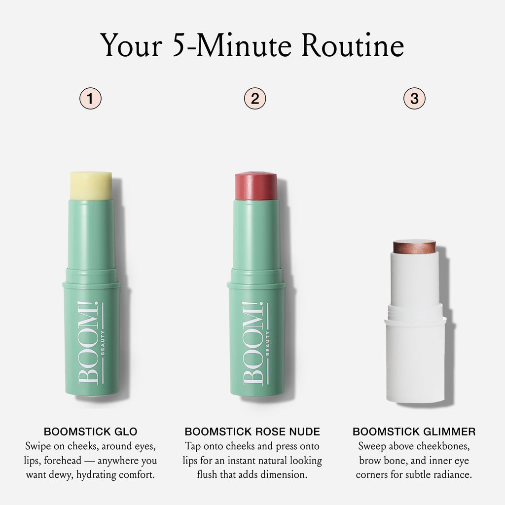 Boomstick Trio® Rose Nude 3 Pack Cream Blush Makeup