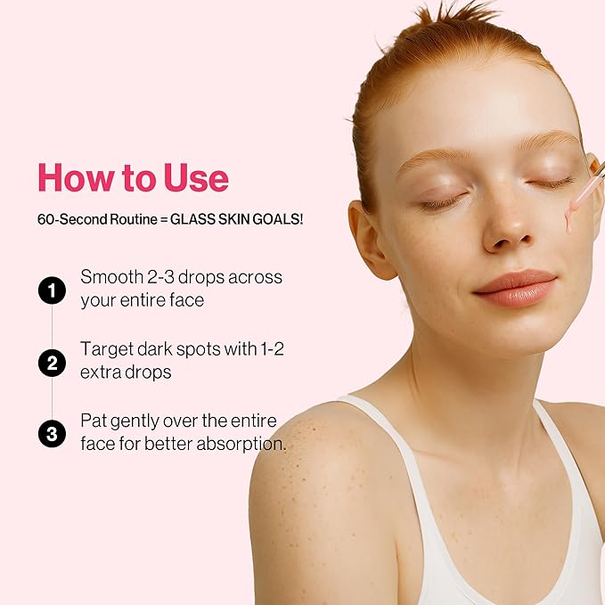 [Redence] Dark Spot Corrector Serum with 5% Niacinamide & Vitamin C | Tone & Spot Ampoule for Uneven Tone & Hydration | Korean Daily Skincare for All Skin Types | 30ml / 1 fl oz