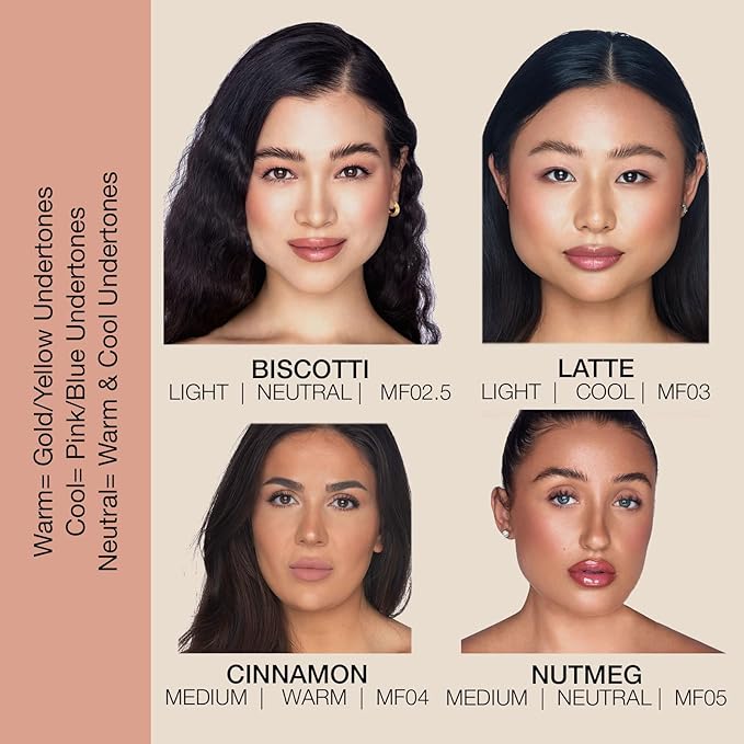 bellapierre Mineral Foundation SPF 15 - Loose Powder Foundation, Full Coverage Mineral Makeup with Matte Finish, Vegan, Cruelty Free, Hypoallergenic, Oil Free, Talc Free, 0.32 oz - Biscotti