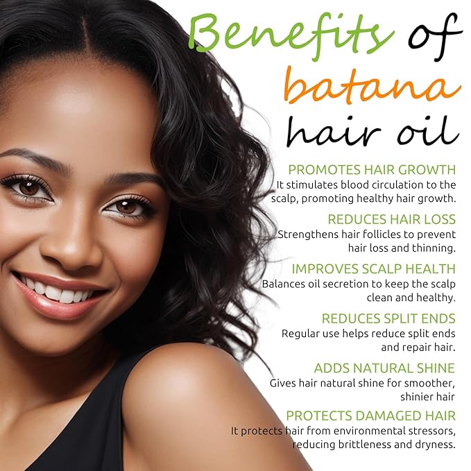 AKBAN Hair Growth Oil with 100% Pure Batana, Castor, Rosemary & Pumpkin Seed Oils – Infused with Biotin, Keratin & Vitamin E – Strengthening & Thickening Treatment for Healthy Hair – 4 FL OZ