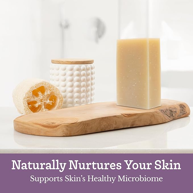 Southern Natural Goat Milk Soap Bar Lavender, 3 Pack, Dry Sensitive Skin