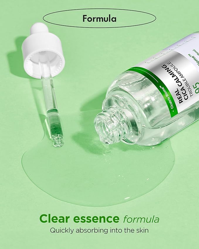 WELLAGE Real Cica Calming Trouble Ampoule 1.69 fl.oz., Soothing Serum