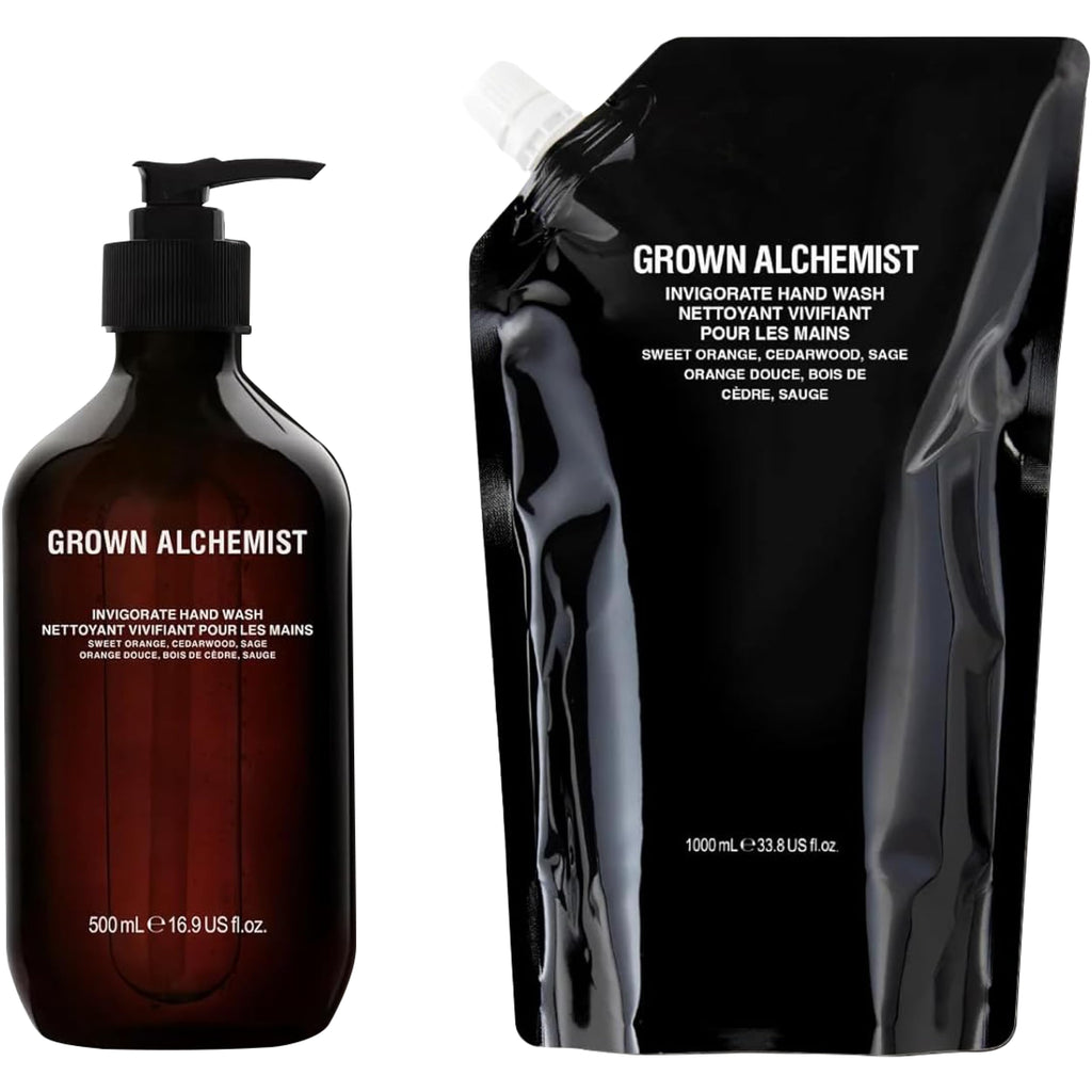Grown Alchemist Invigorate Hand Wash - Gentle Liquid Hand Soap (300mL)
