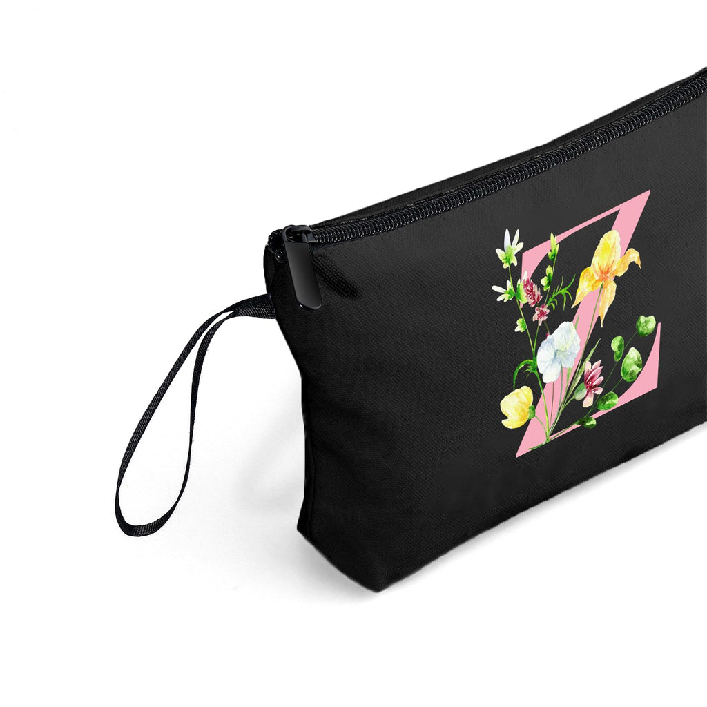 SEAMOON A-Z Gifts for Women Who Have Everything, Makeup Bag with Mirror,Z