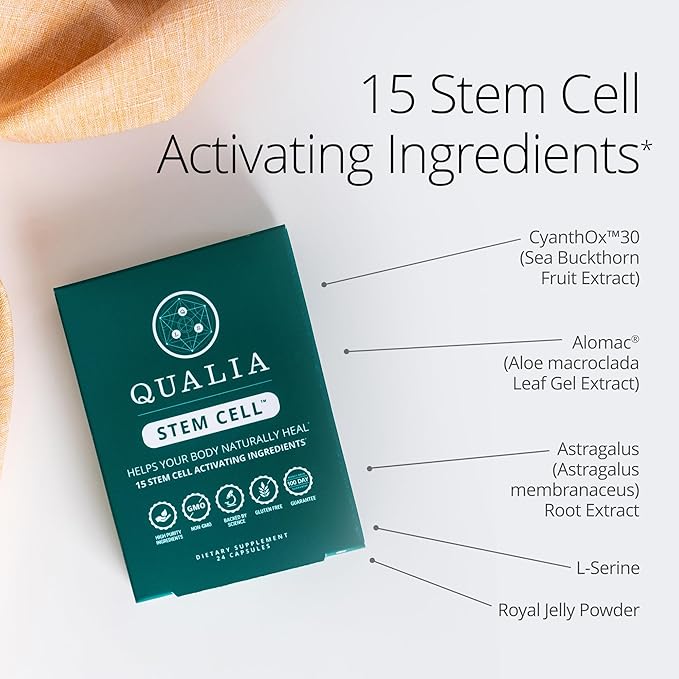 Qualia Stem Cell Supplement for Healthy Aging and Immune System Resilience