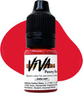 VIVA INK Lip Pigment – Peony Red – Permanent Lip Makeup – Microblading Ink for Durable and Colorful Lips – Long Lasting Color Lip Cosmetics (0.2 oz)