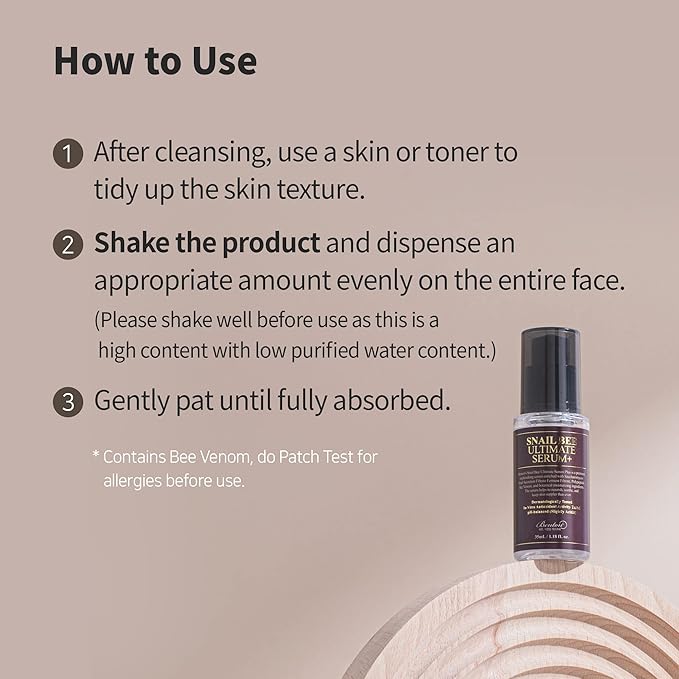 BENTON Snail Bee Ultimate Serum Plus | 1.18 fl. oz. - Snail Mucin Serum