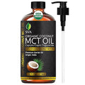 SVA Organic MCT Carrier Oil, Huge Bottle, Large Size, 16 Oz (473 ml)