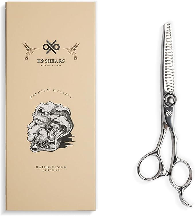 3-in-1 Professional Hair Thinning Scissors 6.0” | 15% 25% 35% Texturizing Shears | Seamless Blending No Lines | Ultra Lightweight Ergonomic | Smooth Cutting| VG-10 Japanese Steel | K9 Shears