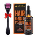Abera Hair Growth Serum for Hair Loss, Natural Hair Regrowth Treatment for Hair & Beard with Biotin & Maca | Extra Strength & Bigger Size 1.69 fl oz (1 Serum + Gift)