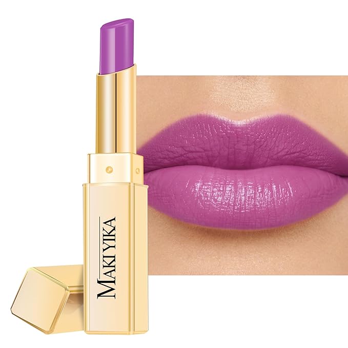 MAKI YIKA Moisture Purple Lipstick for Women Hydrate Tinted Lip Balm