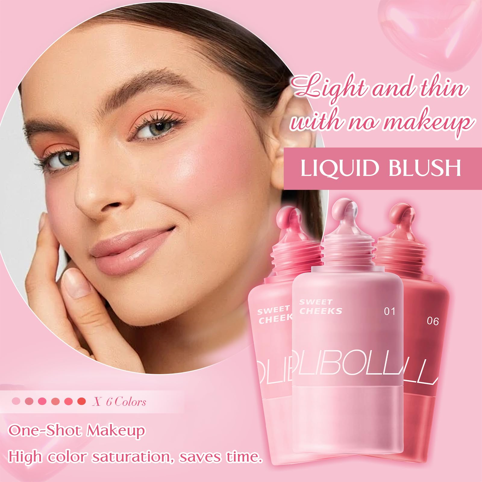 MĒTYSUR Liquid Blush, High Pigment, Buildable, Lightweight, for Radiant & Flushed & Dewy Cheeks, Long-lasting, Hydrating Cream Blush, For Dry Skin, 0.31 fl.oz