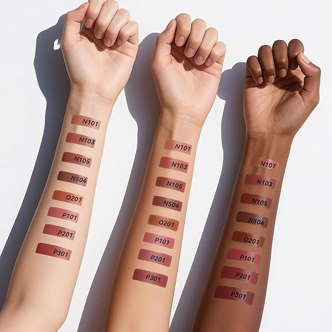 MAANGE Lipstick, Matte Lipstick Long Lasting Transfer-Proof Waterproof & Hydrating Lip Makeup, Full Coverage for a Nourishing Pout,1 Count-P201