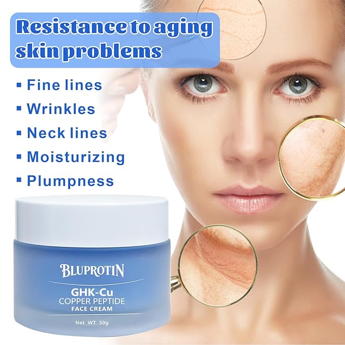 Copper Peptide Face Cream – Skin Barrier Support Daily Skincare Moisturizer