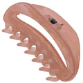 Camila Paris CP3123 French Hair Clips for Women, 3.5" Nude, Large Claw Clip Strong Hold All Day, No Damage No Slip Claw Clips for Thick Curly Wavy Fine Straight Hair, Jaw Clip Made in France