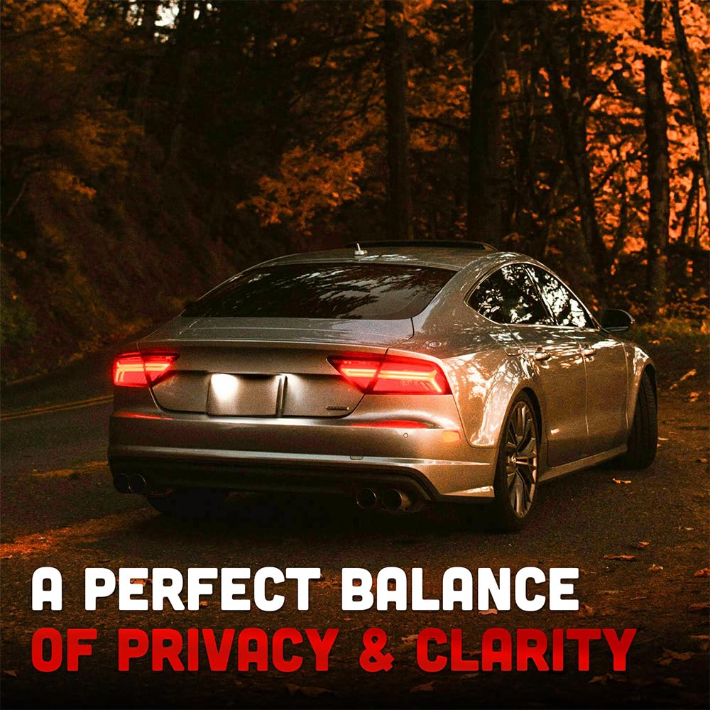 United Nano Carbon 2Ply Window Tint Film - 40" x100', 15% VLT Scratch Resistant, High Clarity, 99% UV Block – Privacy & Interior Protection Film for Car, Truck, SUV, Home – Heat & Glare Control