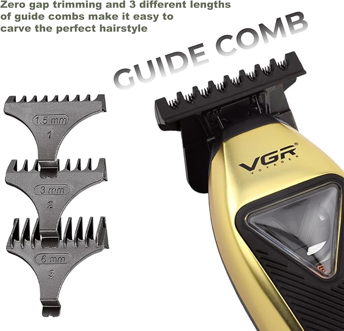 VGR 994 Professional Hair Trimmer for Men with Zero-Gap T-Blade