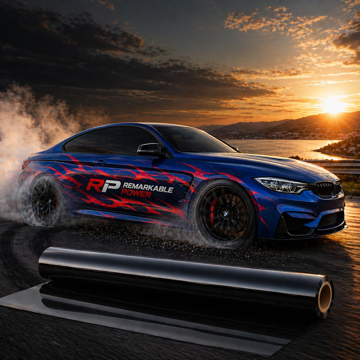 RP Remarkable Power Car Window Tint Film 15% VLT, 20" in x 15' FT UVR 99% Heat& UV Block, Scratch Resistant, undisturbed Signal, Privacy Film for Windshield, Professional Auto Car Tint Roll