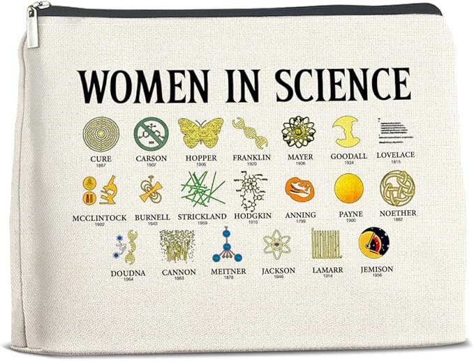 UPNEGE Science Gifts for Teachers Women Science Lovers Makeup Bag