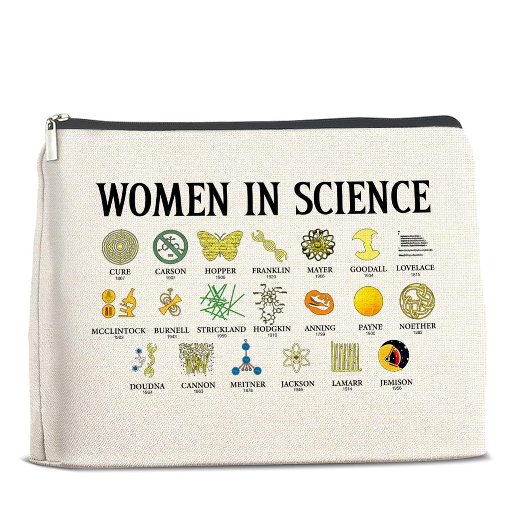 UPNEGE Science Gifts for Teachers Women Science Lovers Makeup Bag