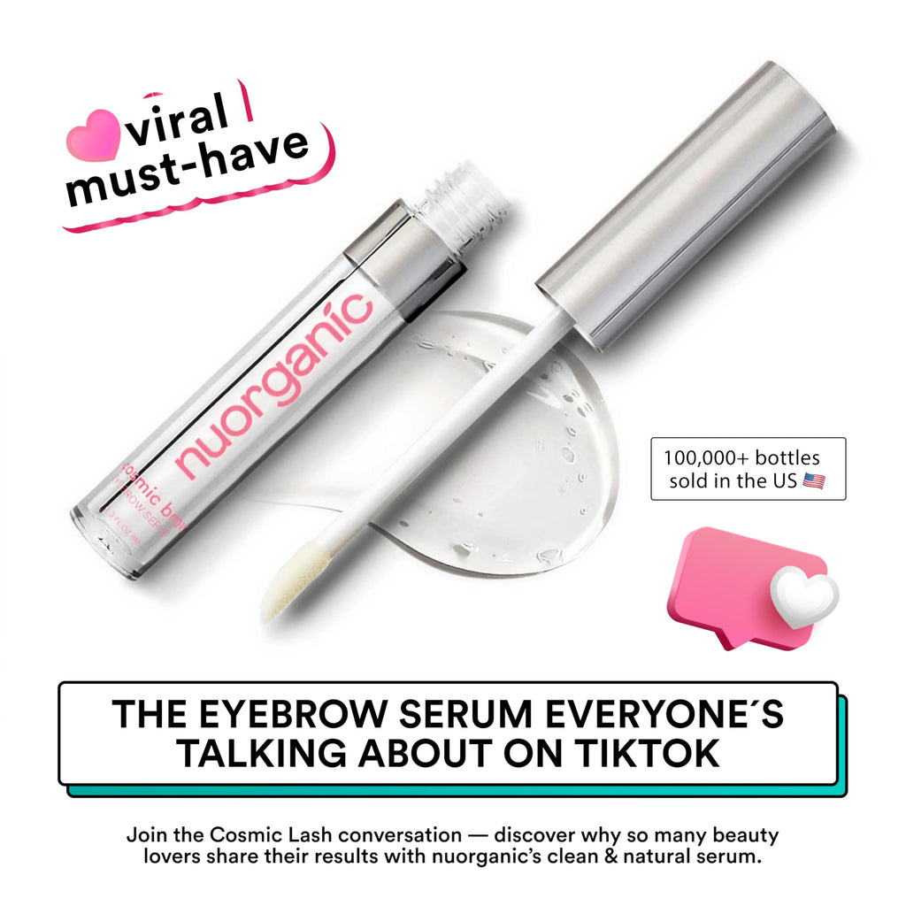nuorganic Cosmic Brow Eyebrow Growth Serum, Natural Ingredients, 8ml XL