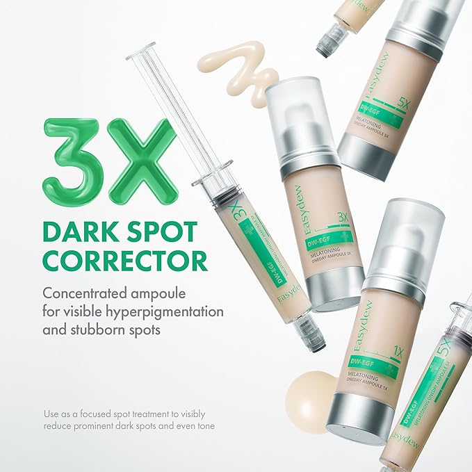 Easydew DW-EGF Melatoning Ampoule 3X - Dark Spot Serum (Bottle 1.01 fl oz)
