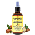 PURA D'OR USDA Organic Moroccan Argan Oil–100% Pure Cold-Pressed Virgin Grade–Treatment for Hair, Skin, Face, Body– Helps Dry Skin, Scalp Care, Split Ends, Nails & Cuticles 4 Oz - Ayurvedic Hair Care