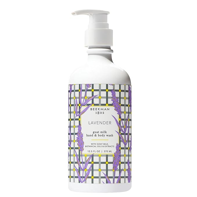 Beekman 1802 Goat Milk Hand Soap, Lavender, 12.5 fl oz
