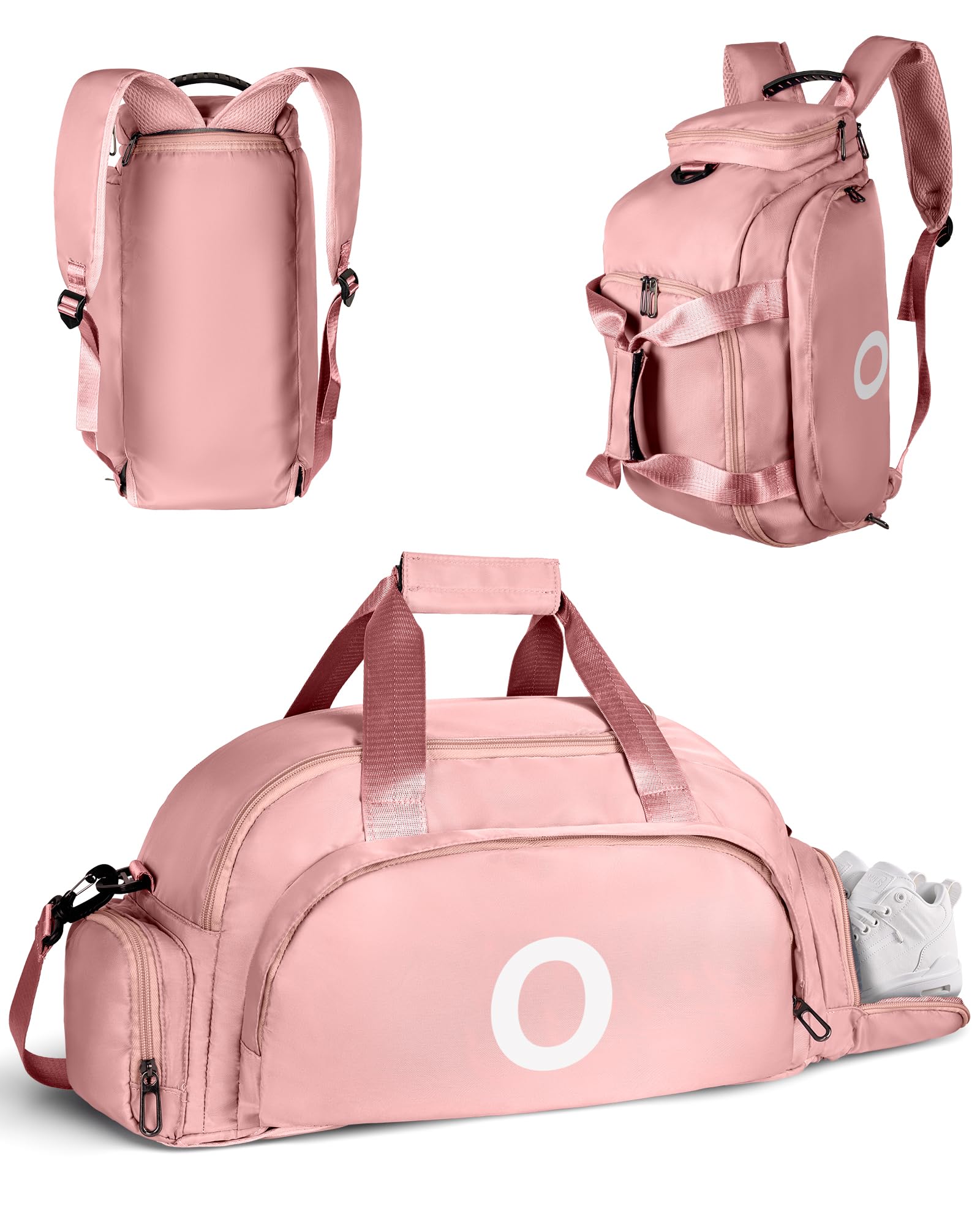 Vogewood Birthday Gifts for 6 Year Old Girls, Convertible Initial Gym Bag