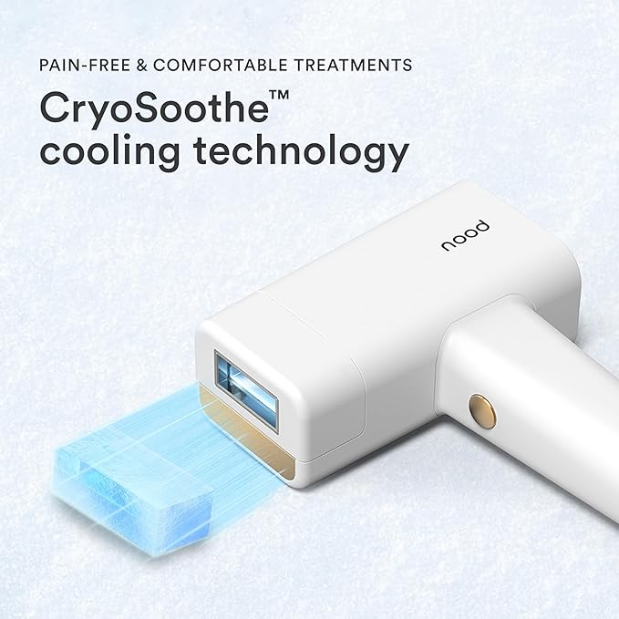 Nood™ Flasher Pro — Forbes Best Product 2026 — IPL Laser Hair Removal Device For At Home Use — Pain-Free, Permanent, Visible Results After First Use & Works Everywhere Hair Grows — Matte Black