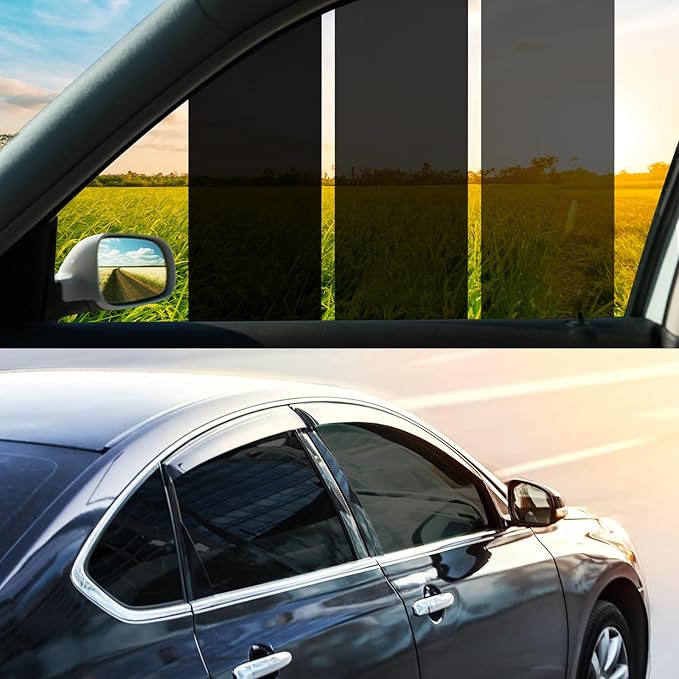 Vepagoo 35% VLT Ceramic Car Window Tint Film (60" x 100FT) - Heat & Glare Reduction, Blocks UV & IR Rays, Scratch Resistant, Privacy Car Window Tint Fit for Sedan SUV