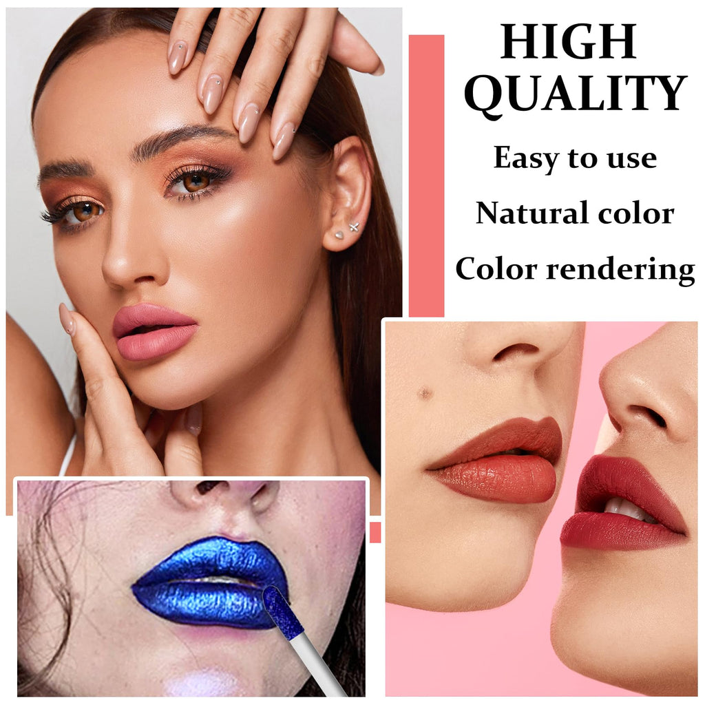 QIUFSSE Peel Off Lip Stain Lip Tint Matte Liquid Lipstick - 01