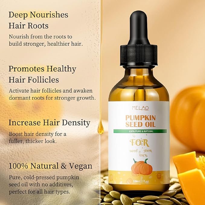 Hobaca Hair Strengthening Oil for All Hair Types (Pumpkin)