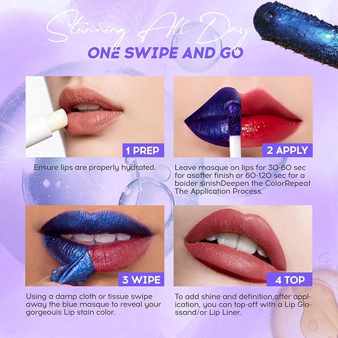 2025 New Peel Off Lip Stain Lip Tint, Matte Natural Mist Lip Tinted, Waterproof Long-Lasting Tear-off Lip Gloss, All-Day Vibrant Kiss-Proof Lip Stain,Smudge & Transfer Proof Lip Stains Masque (06#)