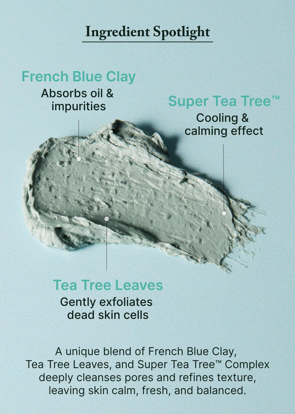 AROMATICA Super Tea Tree Clay Mask Cleanser (5.0 fl oz)