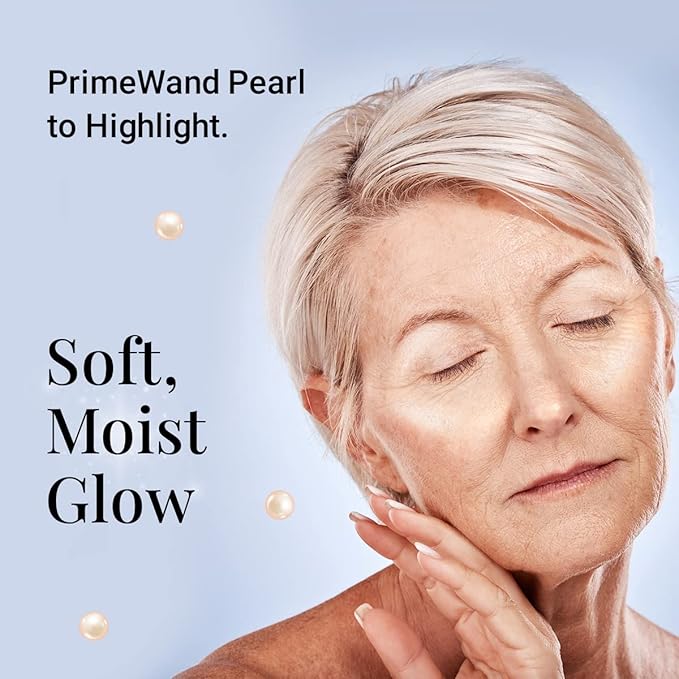 Prime Prometics PrimeWand Pearl – Stunning & Natural Pro-Age Makeup Highlighter Stick for Mature Women