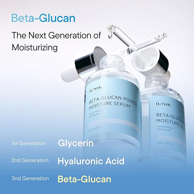 IUNIK Beta-Glucan Power Moisture Serum - Deep Hydration 1.69 fl oz