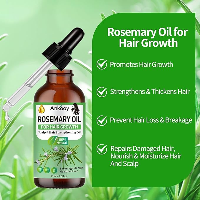 Batana Oil for Hair Growth & Rosemary Oil for Hair Growth,Raw Batana Hair Mask Rosemary Hair Growth Serum,Hair Oil for Dry Damaged Hair,Promotes Hair Thickness for Men Women