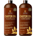 Castor Oil Shampoo and Conditioner Set for Hair Growth, 16 fl oz