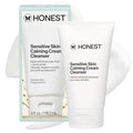 Honest Beauty Sensitive Skin Calming Cream Cleanser, Unscented, 4 fl oz