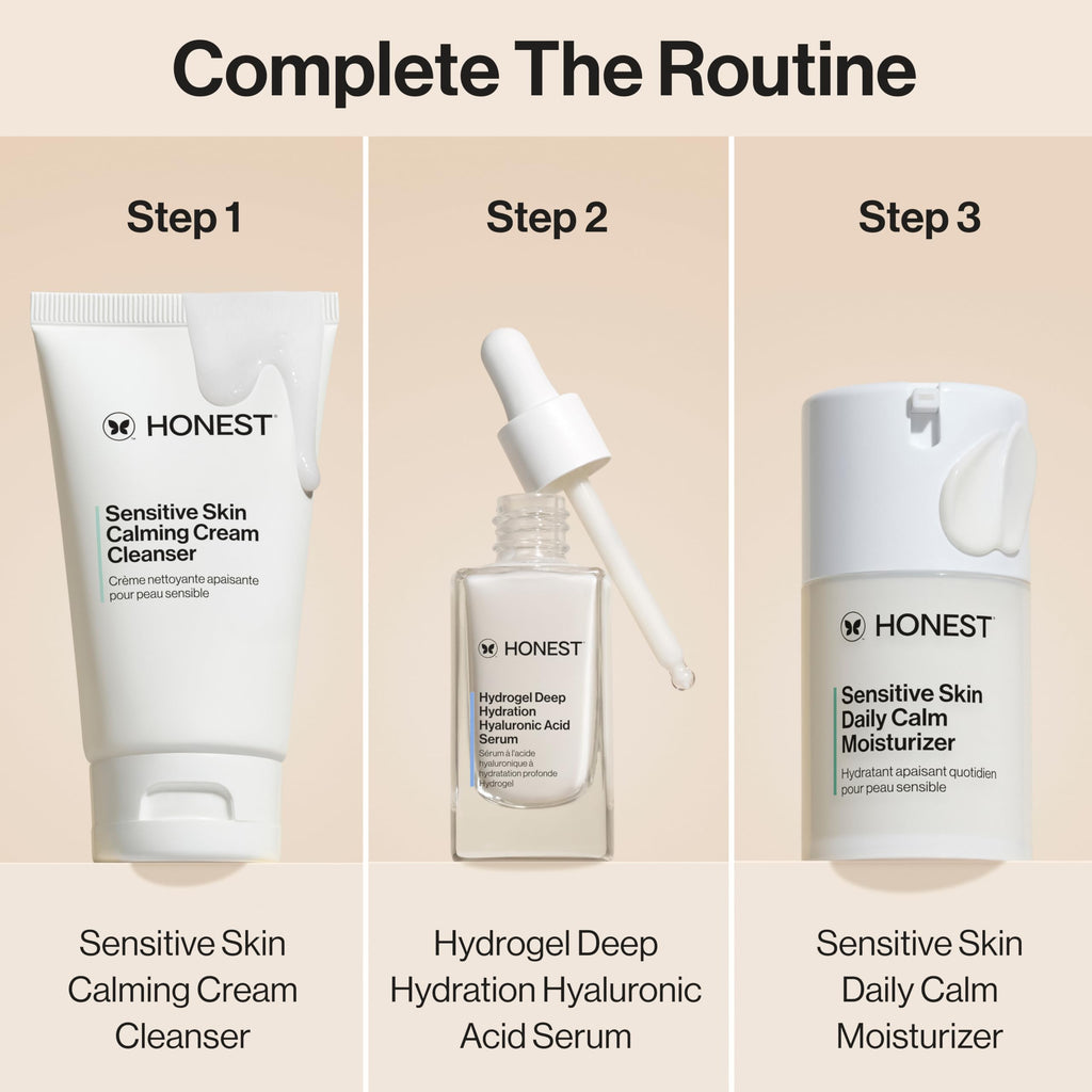 Honest Beauty Sensitive Skin Daily Calm Lightweight Moisturizer, 1.7 fl oz