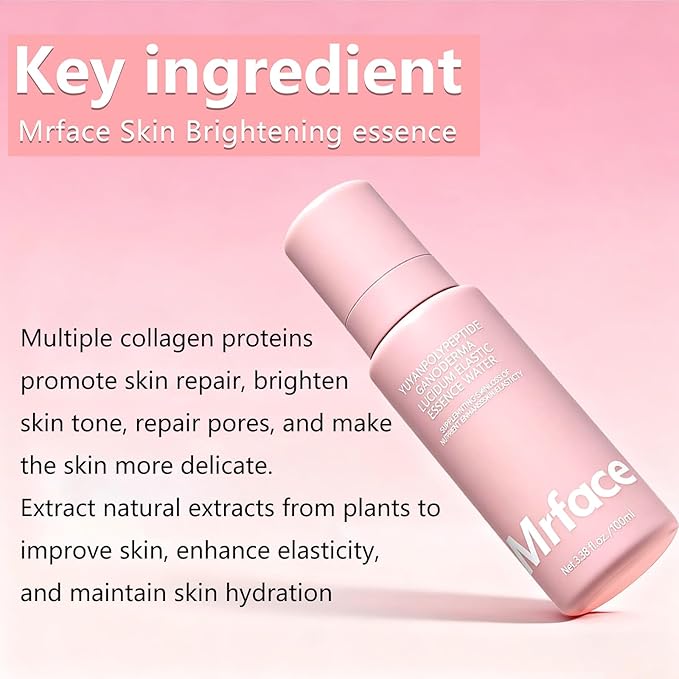 MRFACE Multi-Antioxidant Serum, Polypeptide & Ganoderma Lucidum, Anti Aging Serum for Face, Brighten, Skin Repair Moisturizer, 3.38 Fl Oz