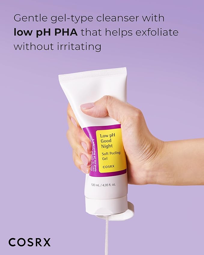 COSRX Low pH Soft Peeling Gel, Korean Gentle Face Scrub, 4.05 fl oz