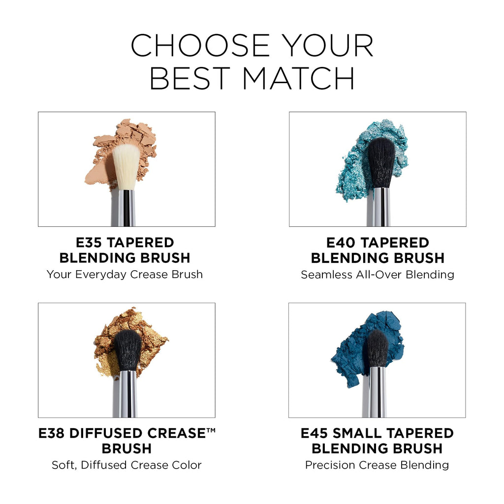 Sigma Beauty E45 Small Tapered Blending Brush - Crease Eyeshadow Brush