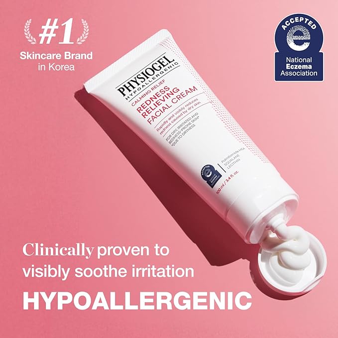 PHYSIOGEL Calming Relief Redness Relieving Facial Cream, 1.69 fl. oz.