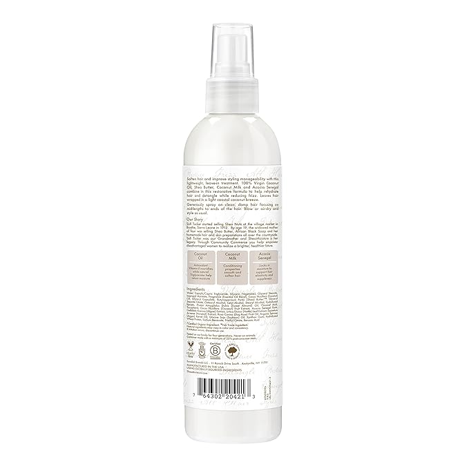 Shea Moisture 100% Virgin Coconut Oil Leave-in Treatment, 8 Ounce
