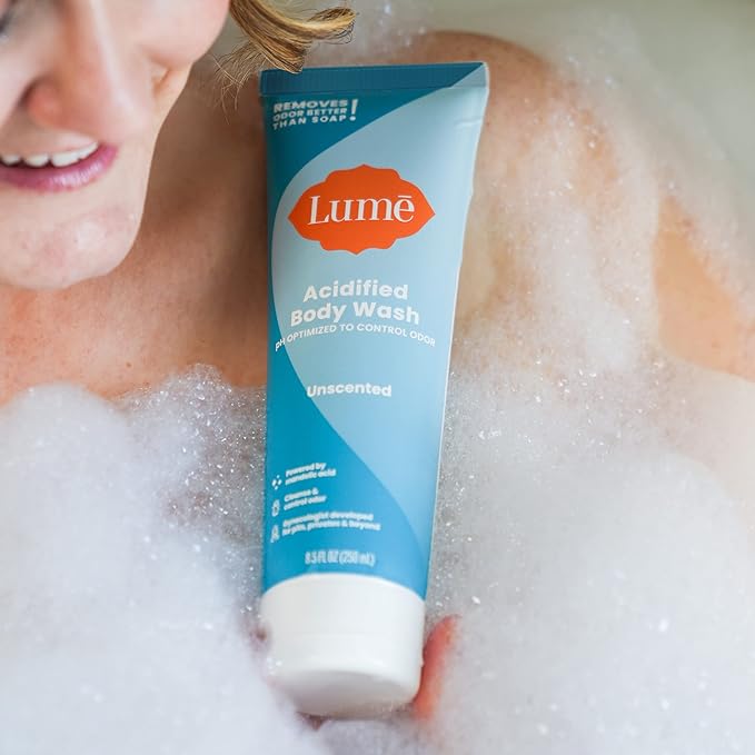 Lume Acidified Body Wash - 8.5 oz, 2 pk (Unscented)